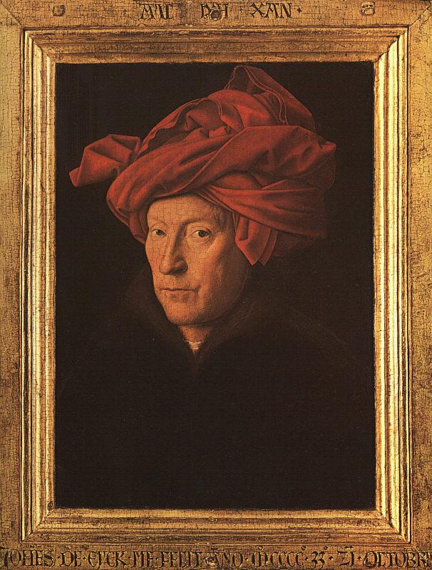 Jan Van Eyck A Man in a Turban   3